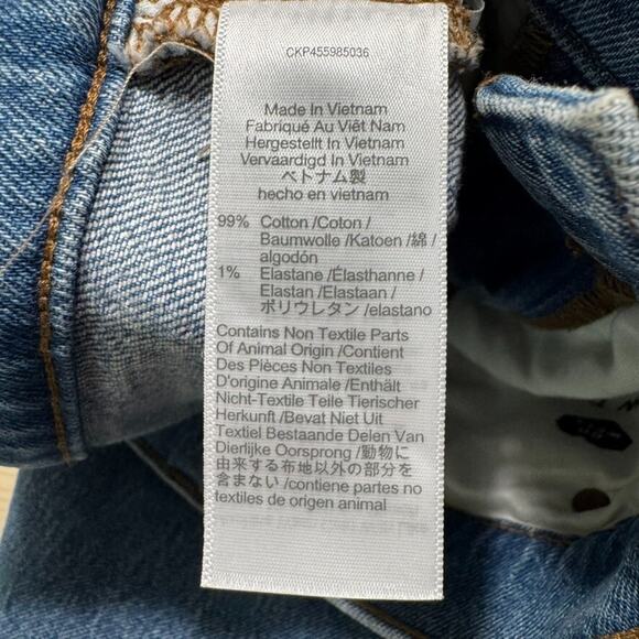 Madewell Jeans 27T Blue Medium Wash The Perfect Vintage Jean High Rise Straight - Picture 16 of 16